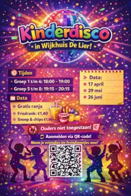 Kinderdisco 17 april