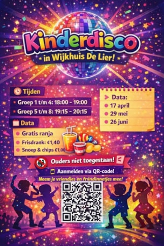 Kinderdisco 17 april